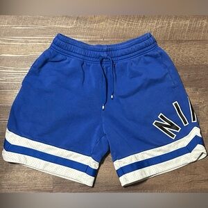 (SOLD) Nike French Terry Shorts Men's Medium Blue Sweat Shorts